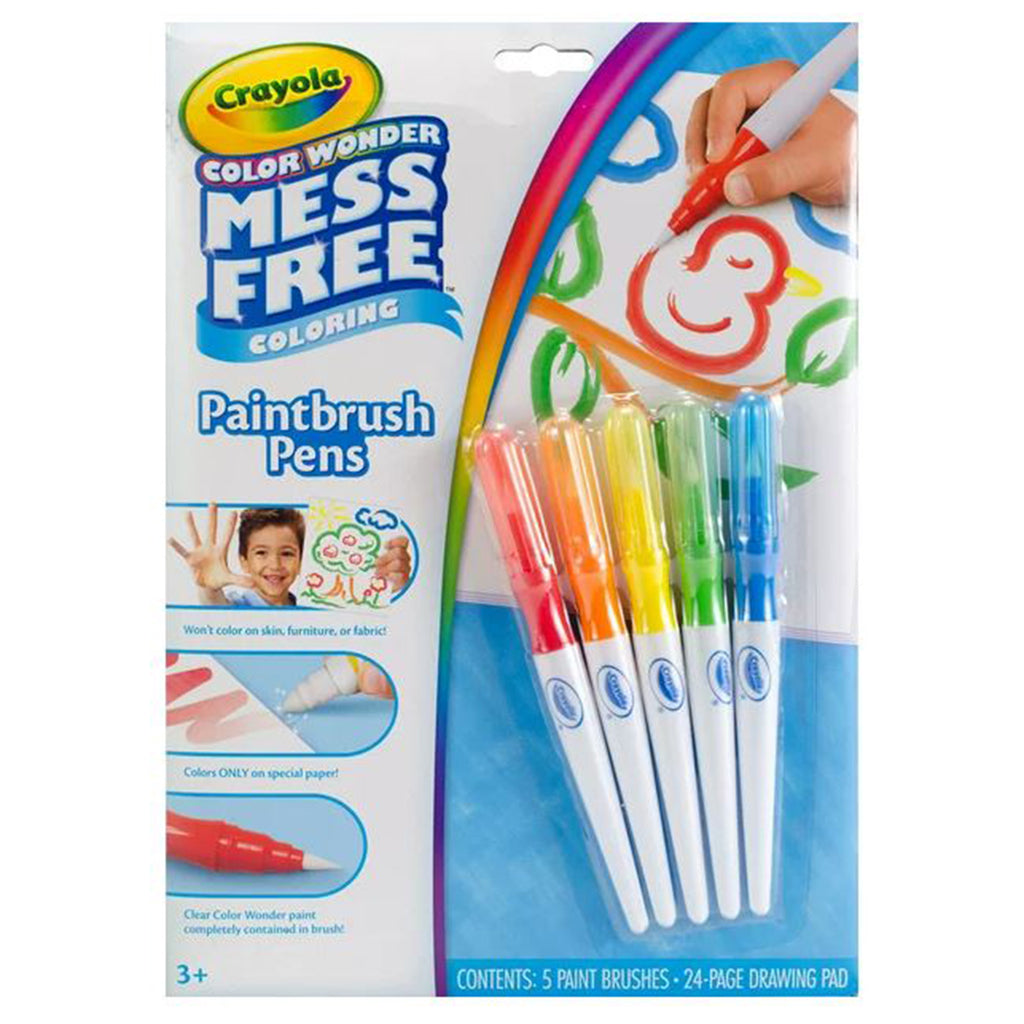 Crayola Color Wonder Mess Free Paint Brush Pens And Paper - Radar Toys