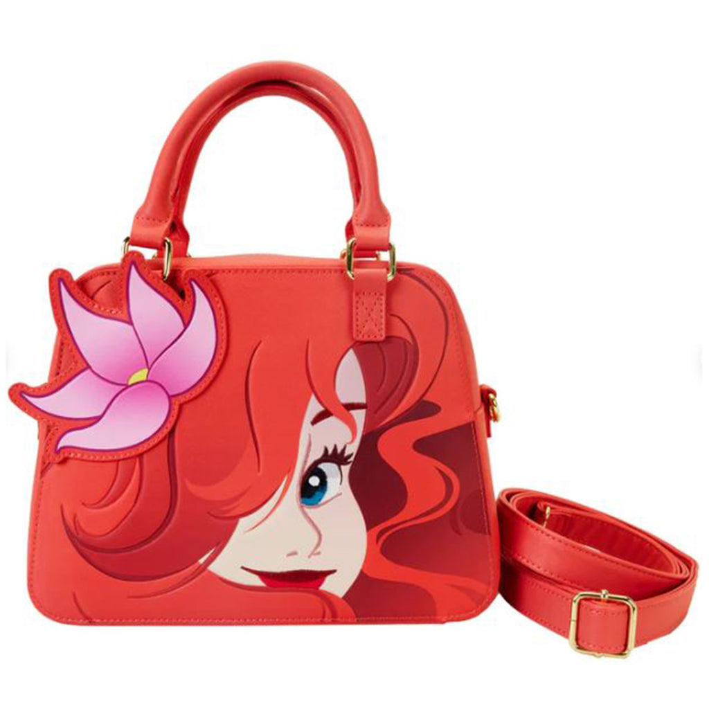 Loungefly Disney The Little Mermaid Ariel Face Crossbody Bag Purse