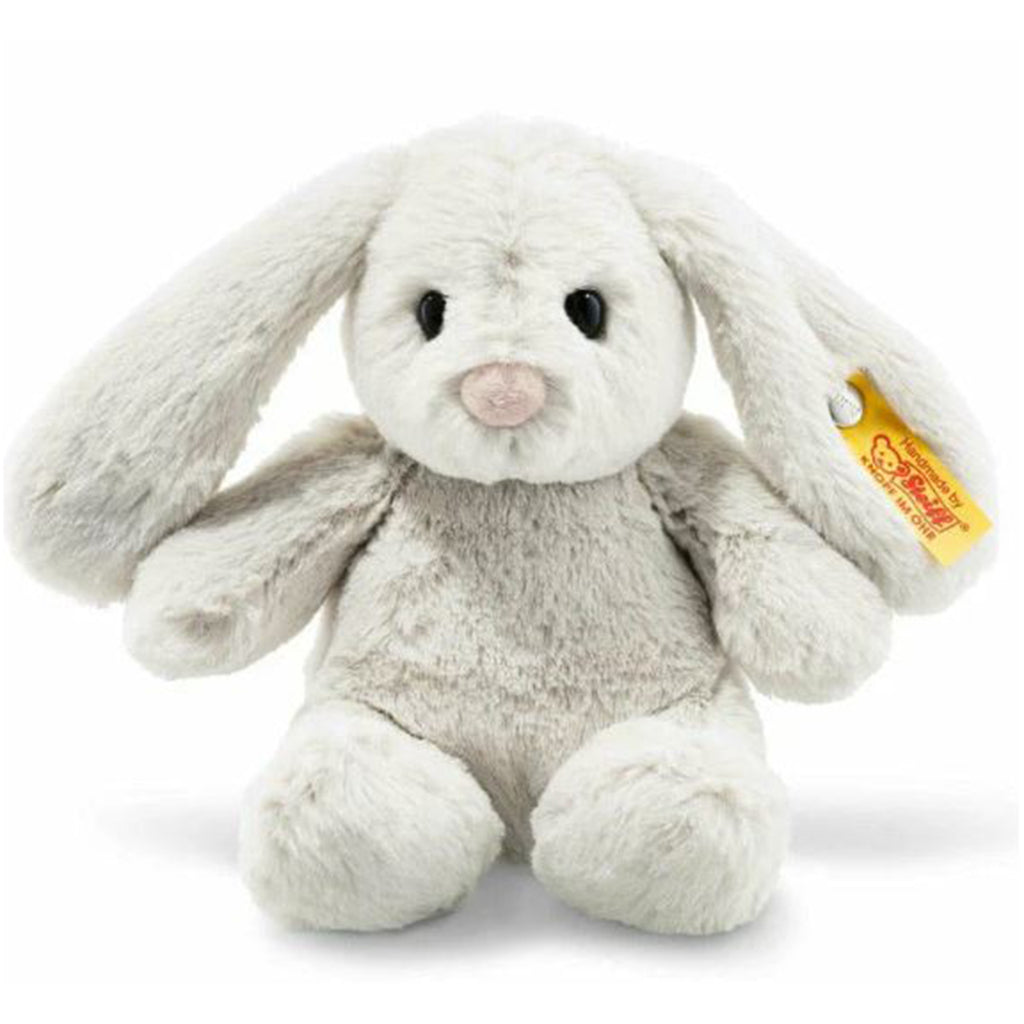 Steiff Hoppie Rabbit Light Grey 8 Inch Plush Figure