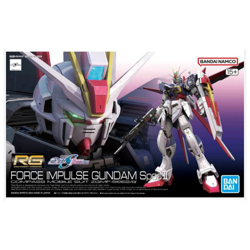 Bandai Gundam Seed Freedom RG Force Impulse Gundam Spec II 1:144 Scale Model Kit - Radar Toys