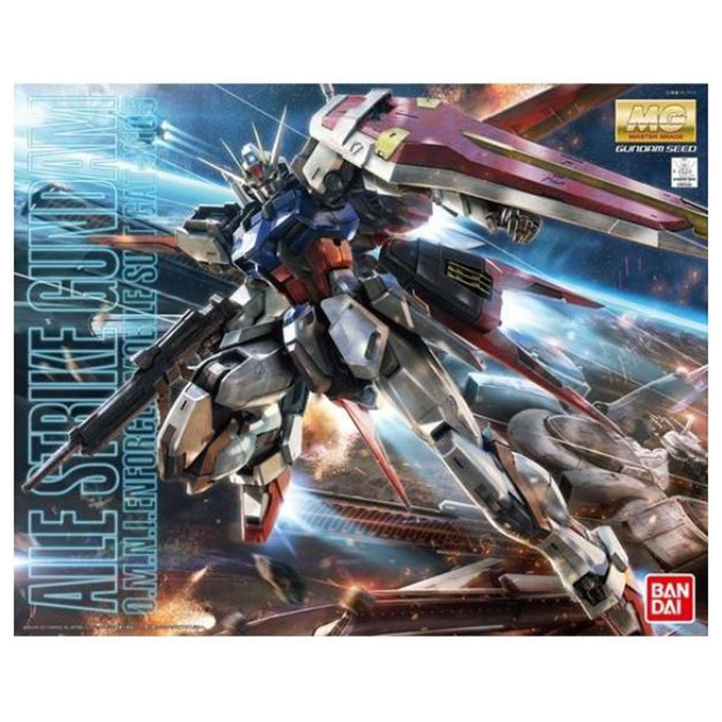 Bandai Gundam SEED MG Aile Strike Gundam Ver RM GAT-X105 1:100 Scale Model Kit - Radar Toys