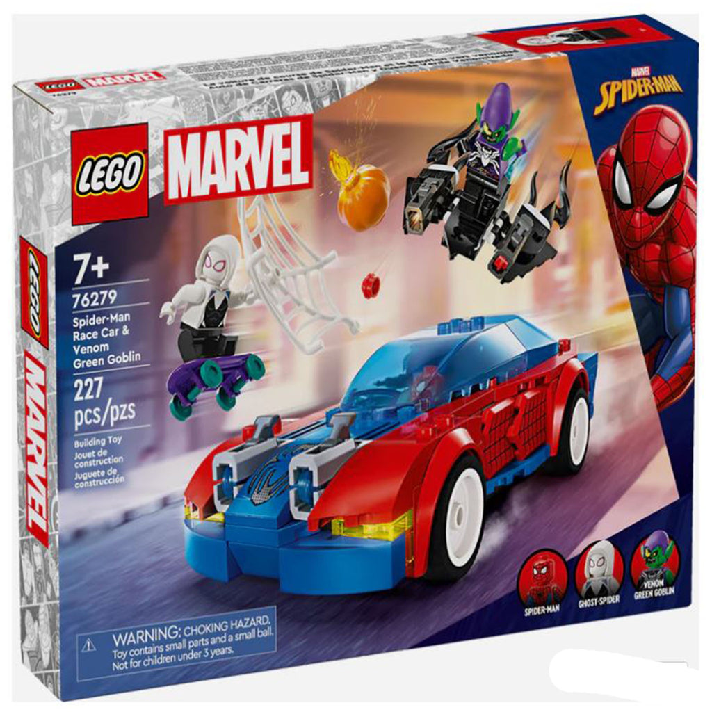 LEGO® Marvel Spider-Man Race Car And Venom Green Goblin Building Set 76279