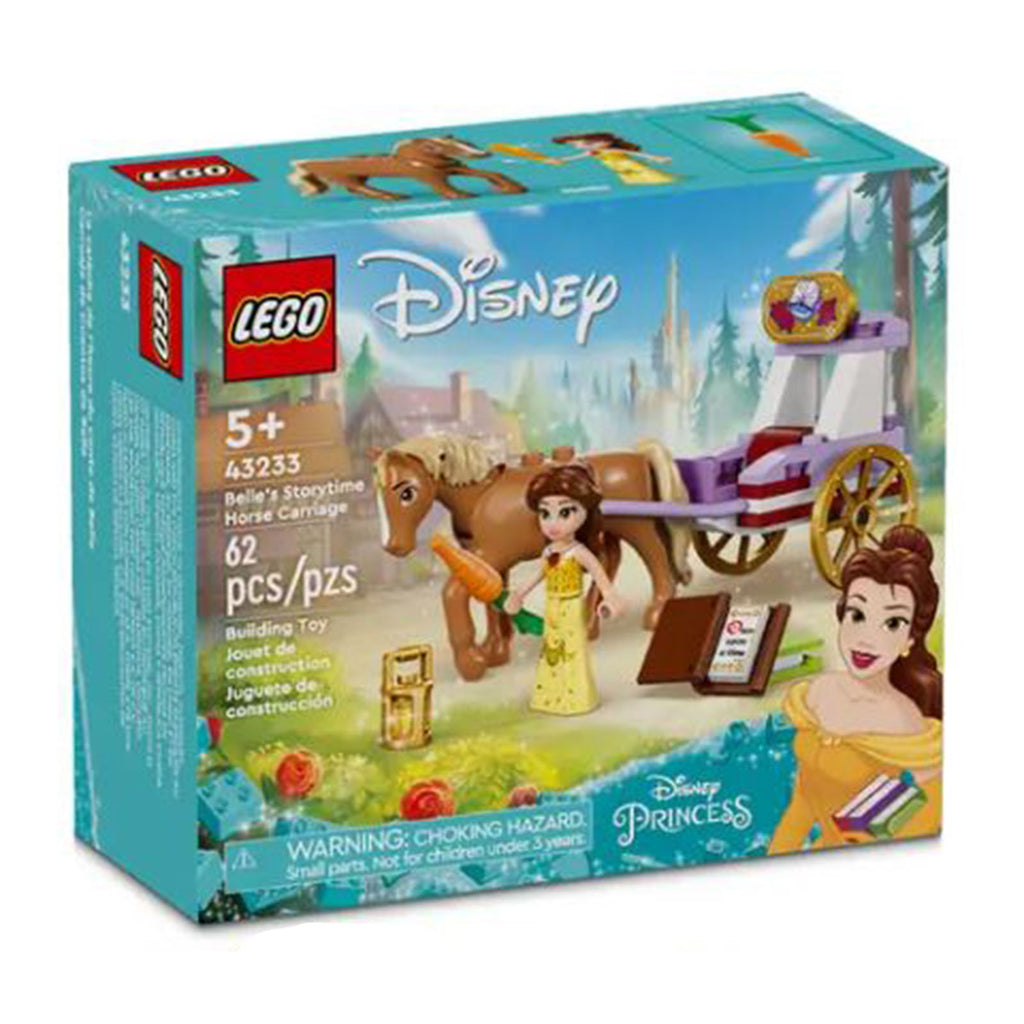 LEGO® Disney Princess Belle's Storytime Horse Carriage Building Set 43233