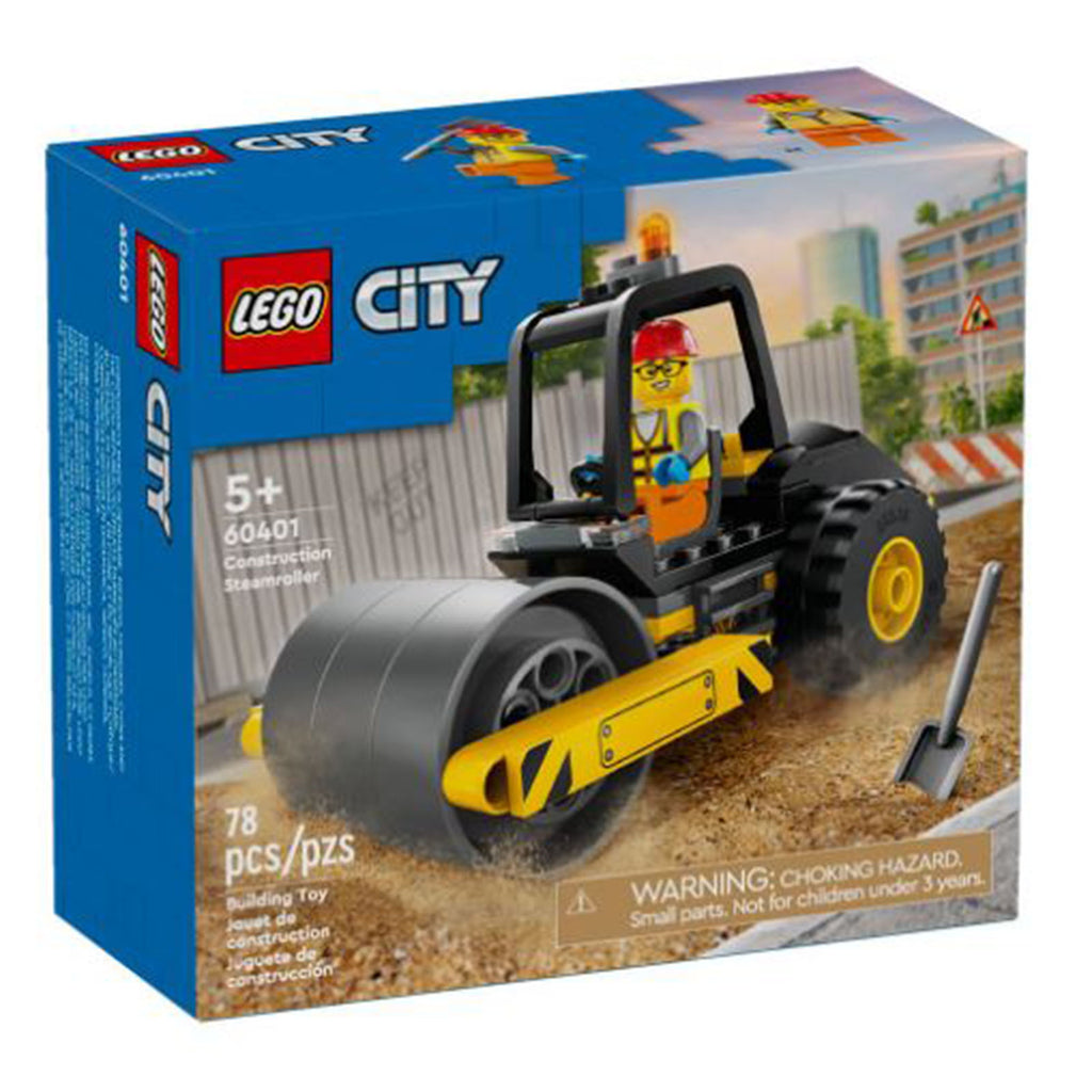 LEGO® City Construction Steamroller Building Set 60401 - Radar Toys