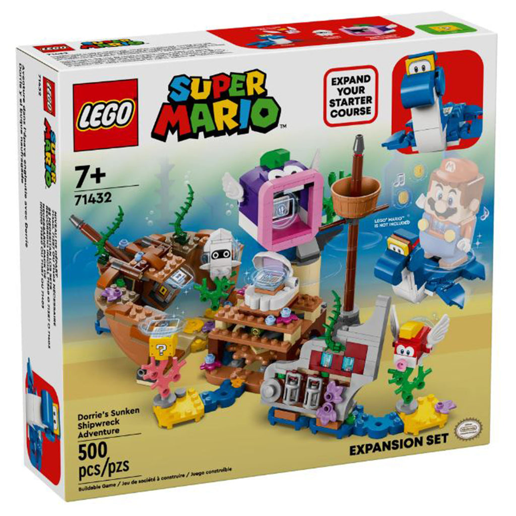 LEGO® Super Mario Dorrie's Sunken Shipwreck Adventure Building Set 71432 - Radar Toys