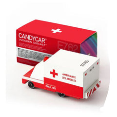 Candylab Ambulance Van Vehicle Die Cast Car E762