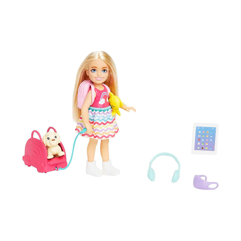 Mattel Barbie Travel Set With Puppy Figure Set