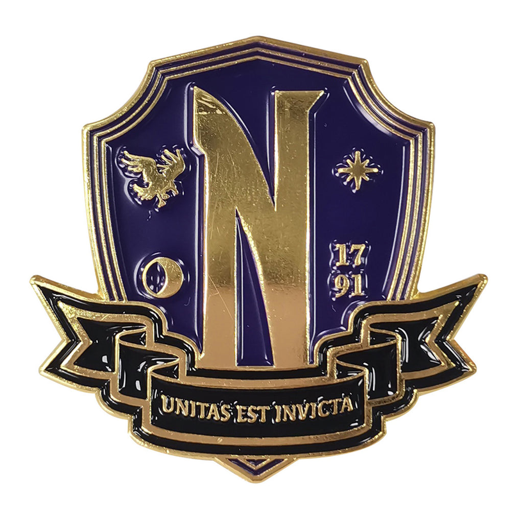 Wednesday Nevermore Academy Profile Enamel Pin
