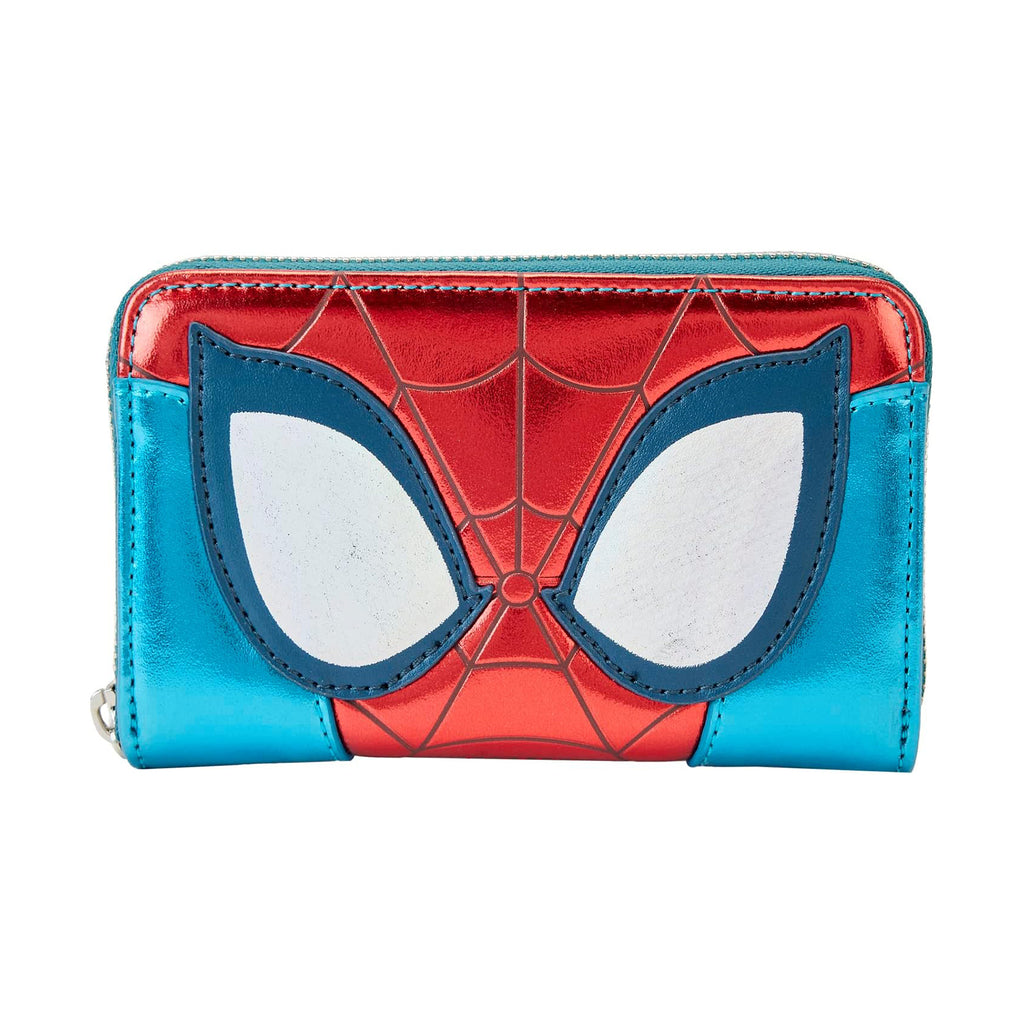 Loungefly Marvel Spider-Man Shine Zip Around Wallet - Radar Toys