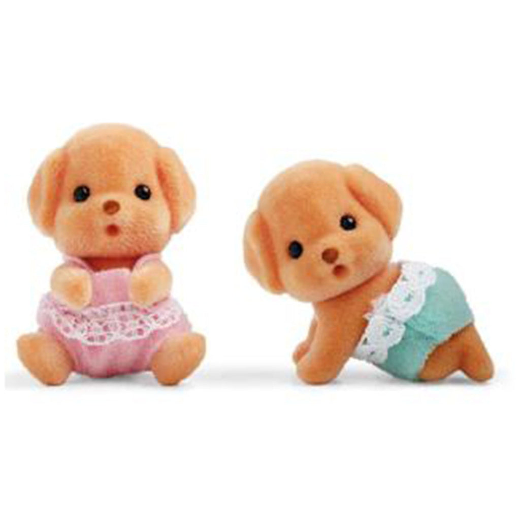 Calico Critter Toy Poodle Twins Figure Set CC2144