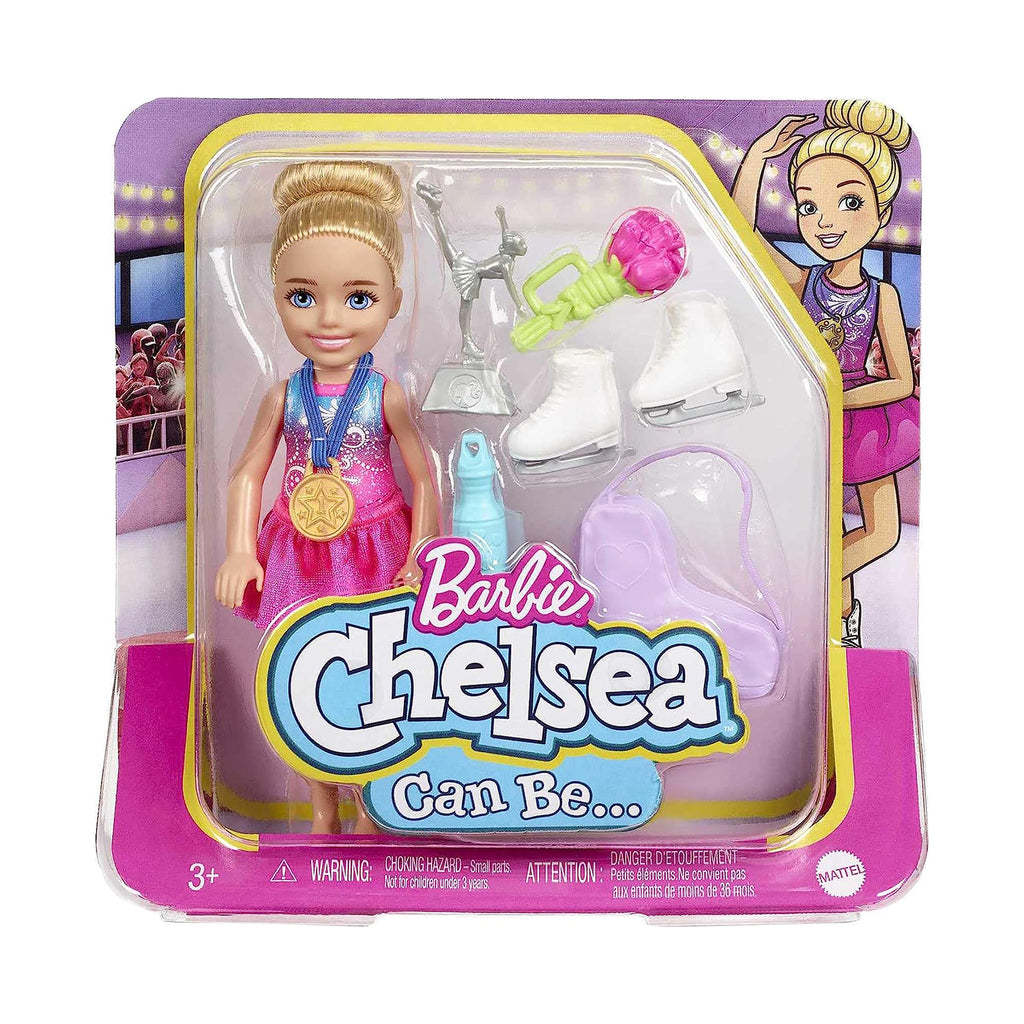 Mattel Barbie Chelsea Can Be Anything Figure Skater Figure Set