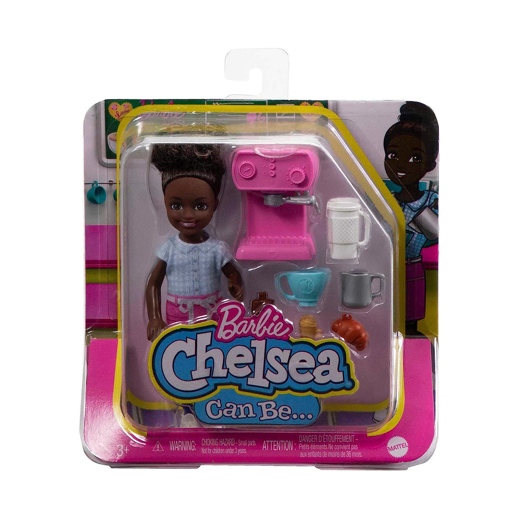 Mattel Barbie Chelsea Can Be Anything Barista Figure Set
