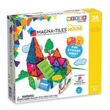 Magna-Tiles House 28 Piece Magnetic Tile Building Set - Radar Toys