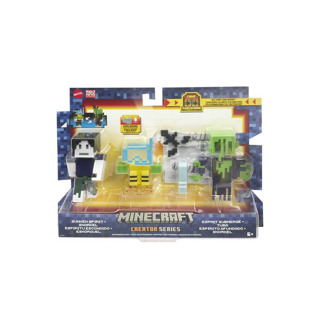 Mattel Minecraft Creator Series Sunken Spirit Figure Set - Radar Toys