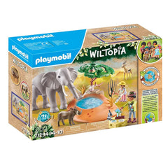 Playmobil Wiltopia Elephant At The Waterhole Building Set 71294 - Radar Toys