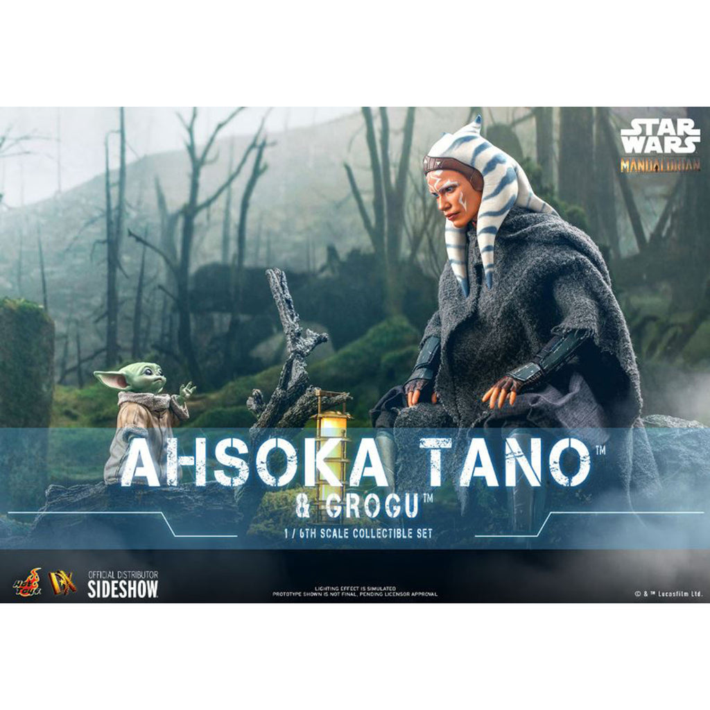 Hot Toys Star Wars The Mandalorian Ahsoka Tano And Grogu Sixth Scale Figure