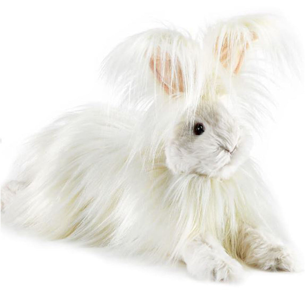 Folkmanis Rabbit Angora 12 Inch Plush Puppet