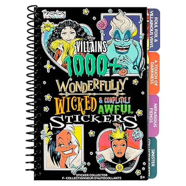 Fashion Angels Disney Villains 1000+ Wonderfully Wicked Stickers