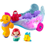 Fisher Price Little People Disney Princess Ariel's Light-Up Sea Carriage - Radar Toys