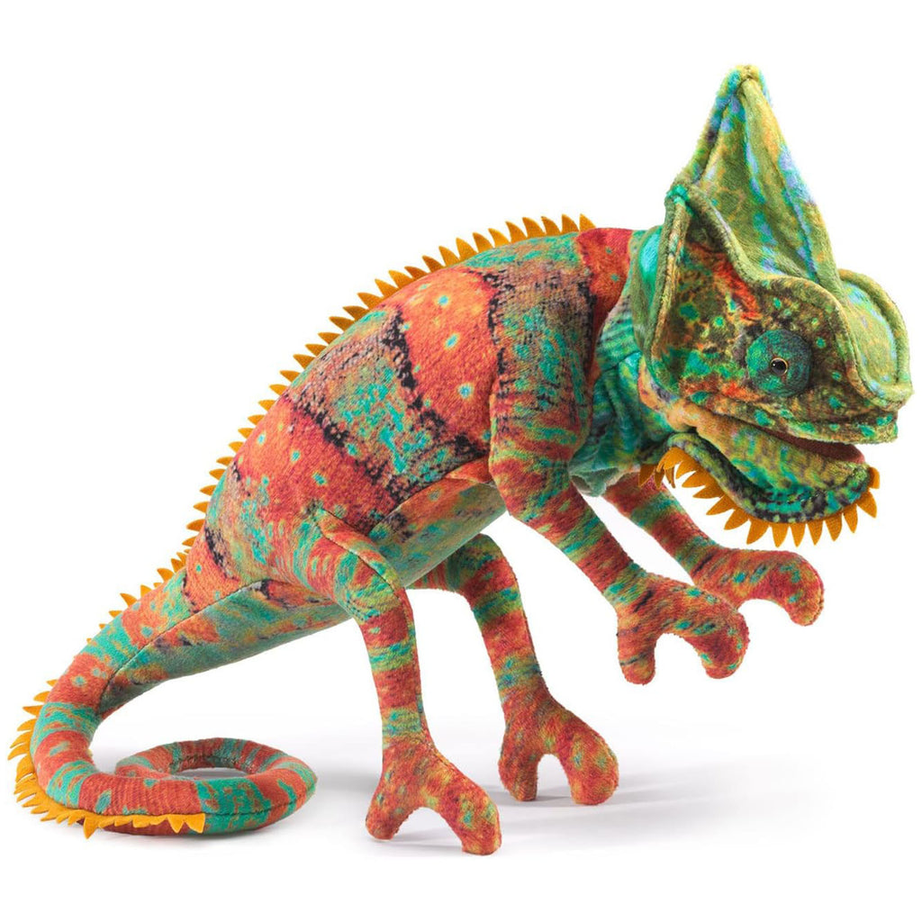 Folkmanis Small Chameleon 11 Inch Puppet - Radar Toys