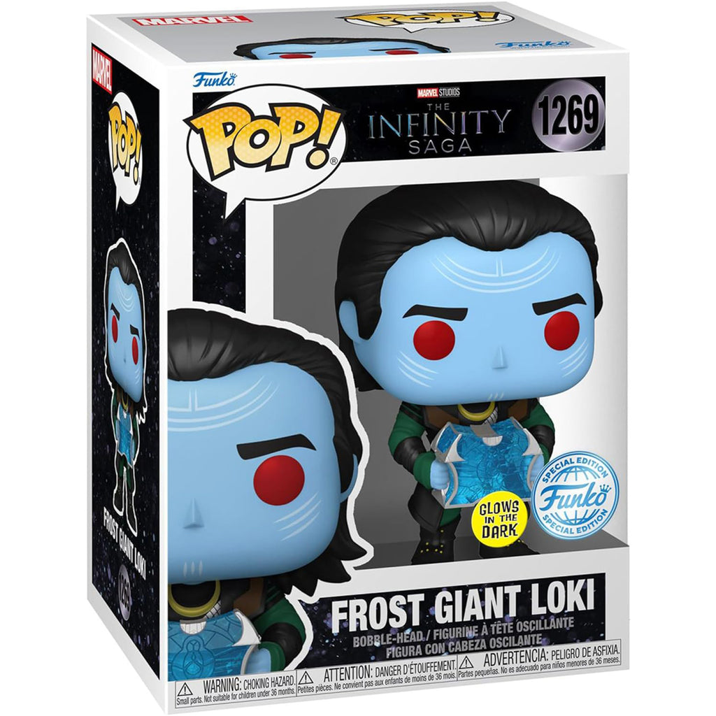 Funko Marvel infinity Saga Exclusive POP Frost Giant Loki Glow Figure