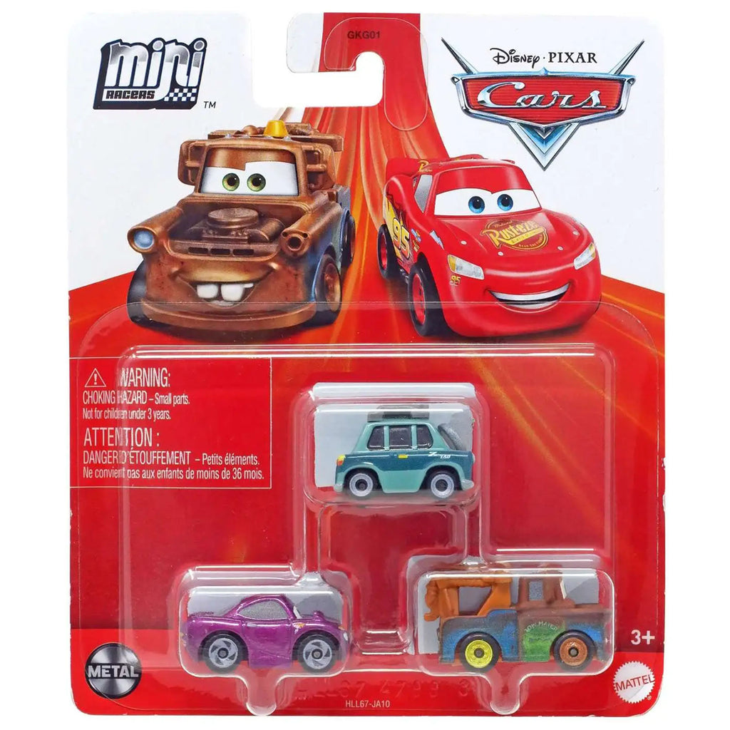 Mattel Disney Pixar Cars Professor Z Mater And Holley Shiftwell Mini Racers