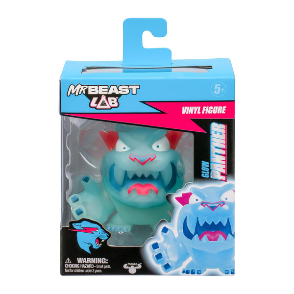 Moose Mr Beast Lab Glow Panther Vinyl Figure | Radar Toys