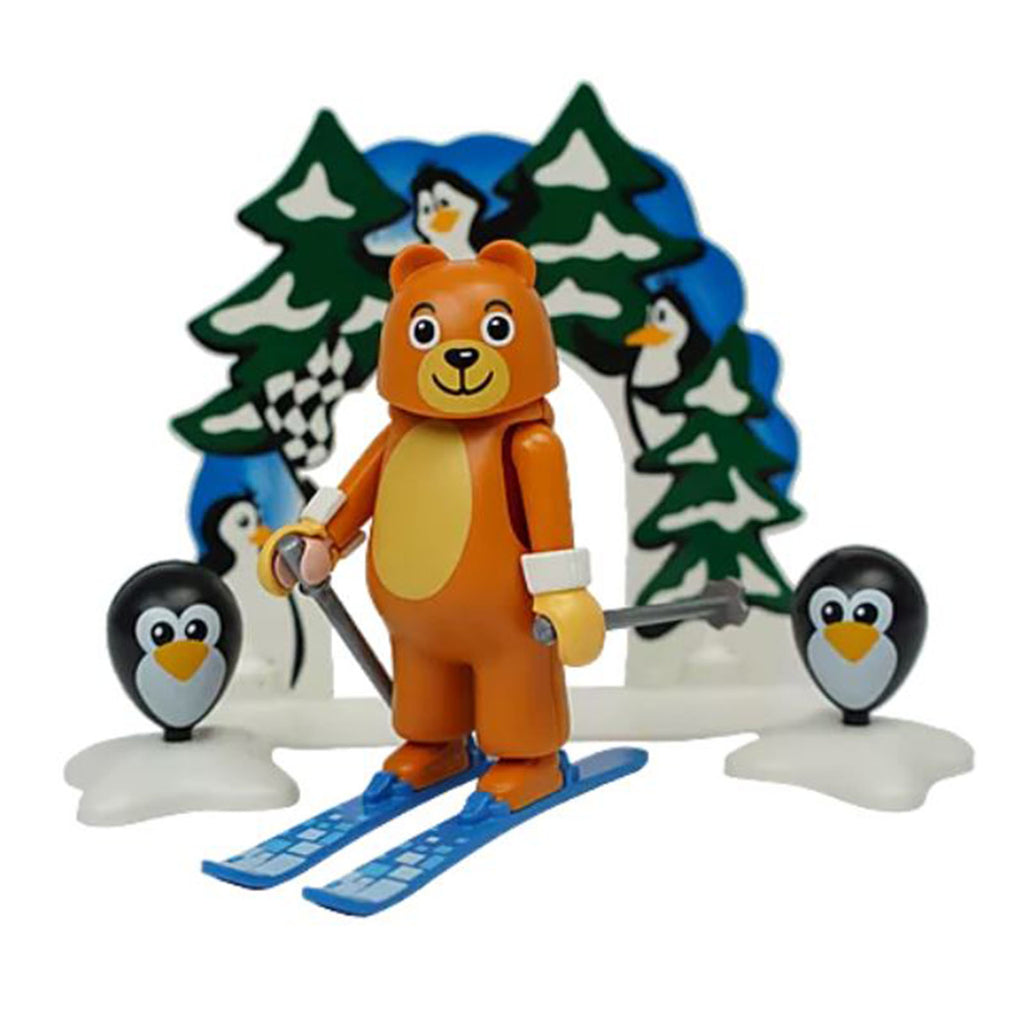 Playmobil Add On Bear On Skis Building Set 1001 - Radar Toys