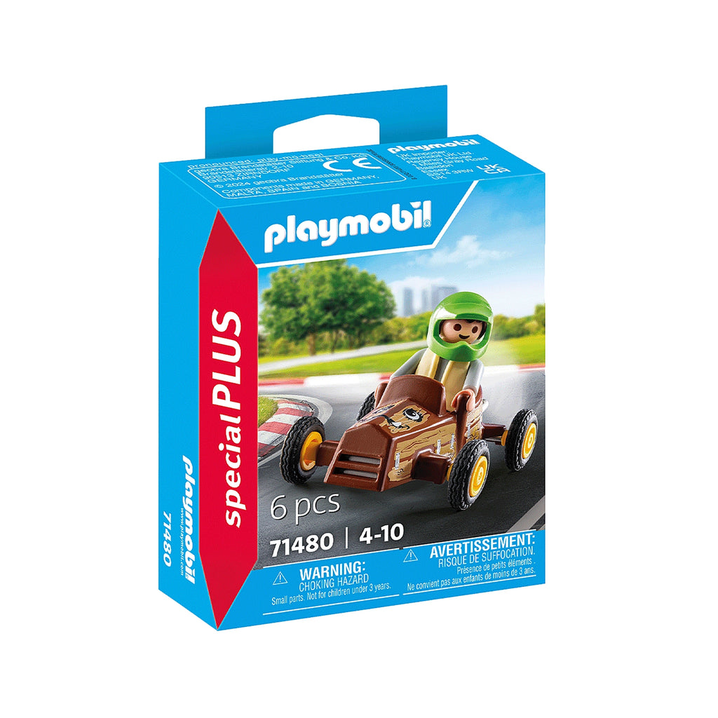 Playmobil Special Plus Child With Go-Kart Building Set 71480