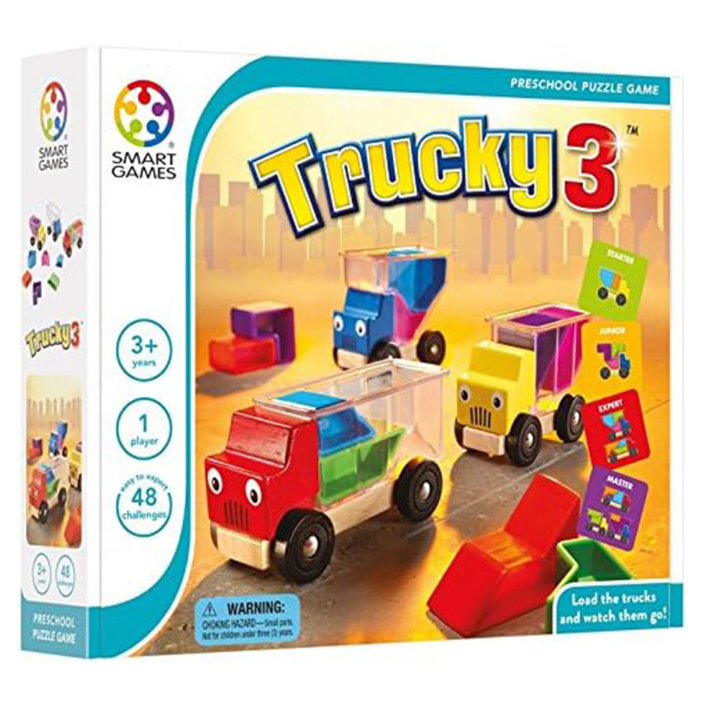 Smart Games Trucky 3 Preschool Puzzle Game