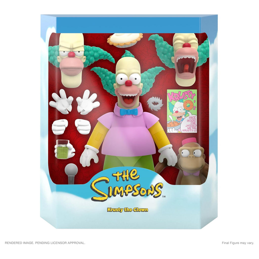 Super7 Simpsons Ultimates Series 2 Krusty The Clown Action Figure - Radar Toys