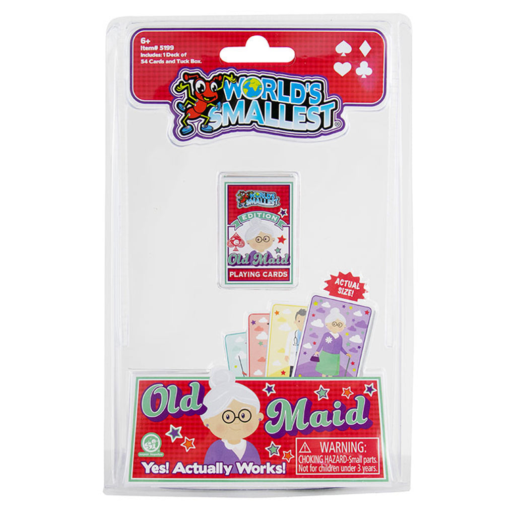 Super Impulse World's Smallest Old Maid Playing Cards - Radar Toys
