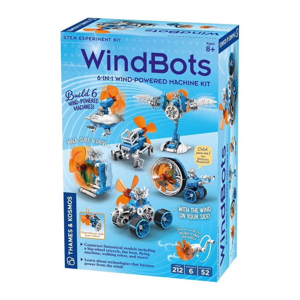 Thames And Kosmos Wind Bots 6 In 1 Wind Powered Machines Set