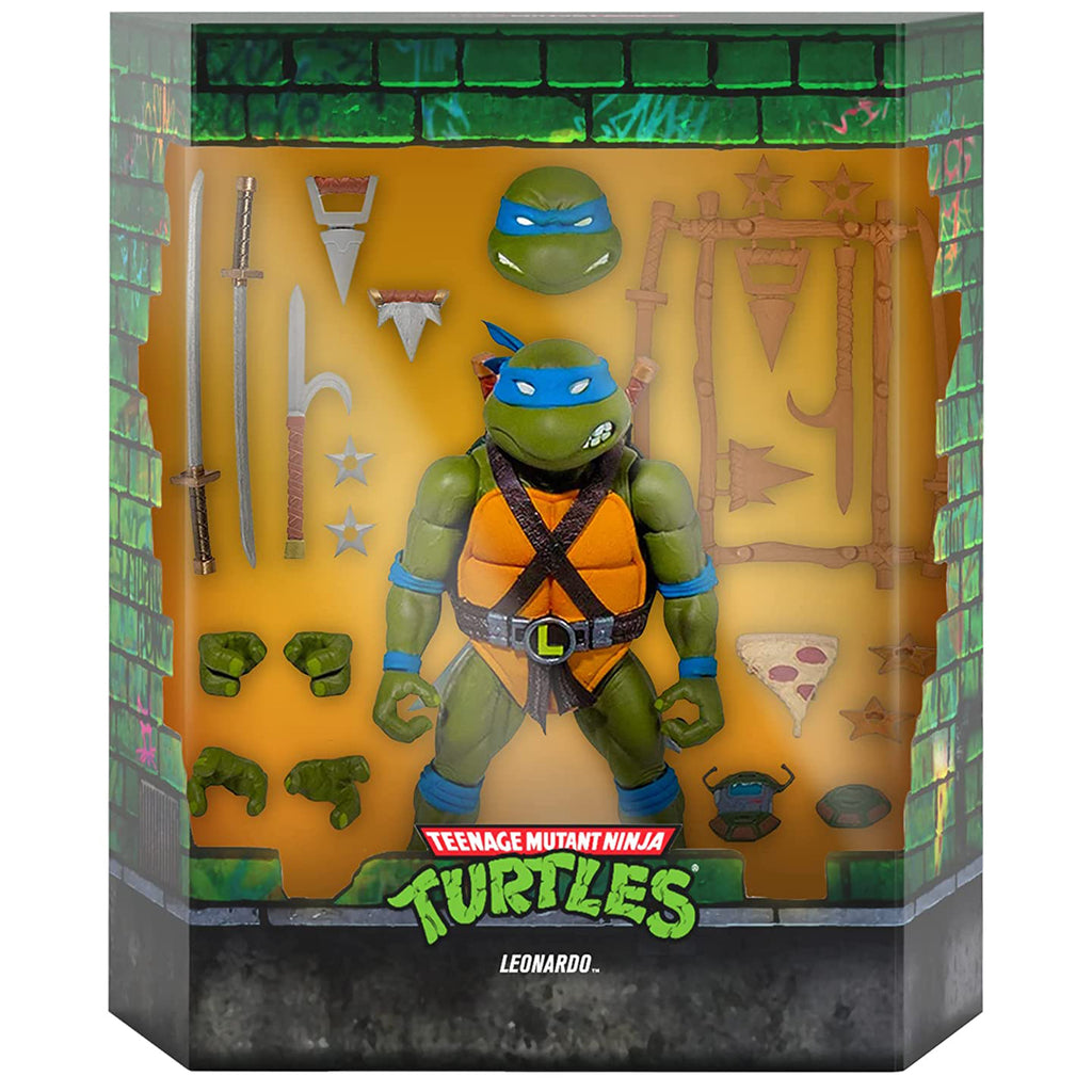 Super7 Teenage Mutant Ninja Turtles Ultimate Leonardo Figure