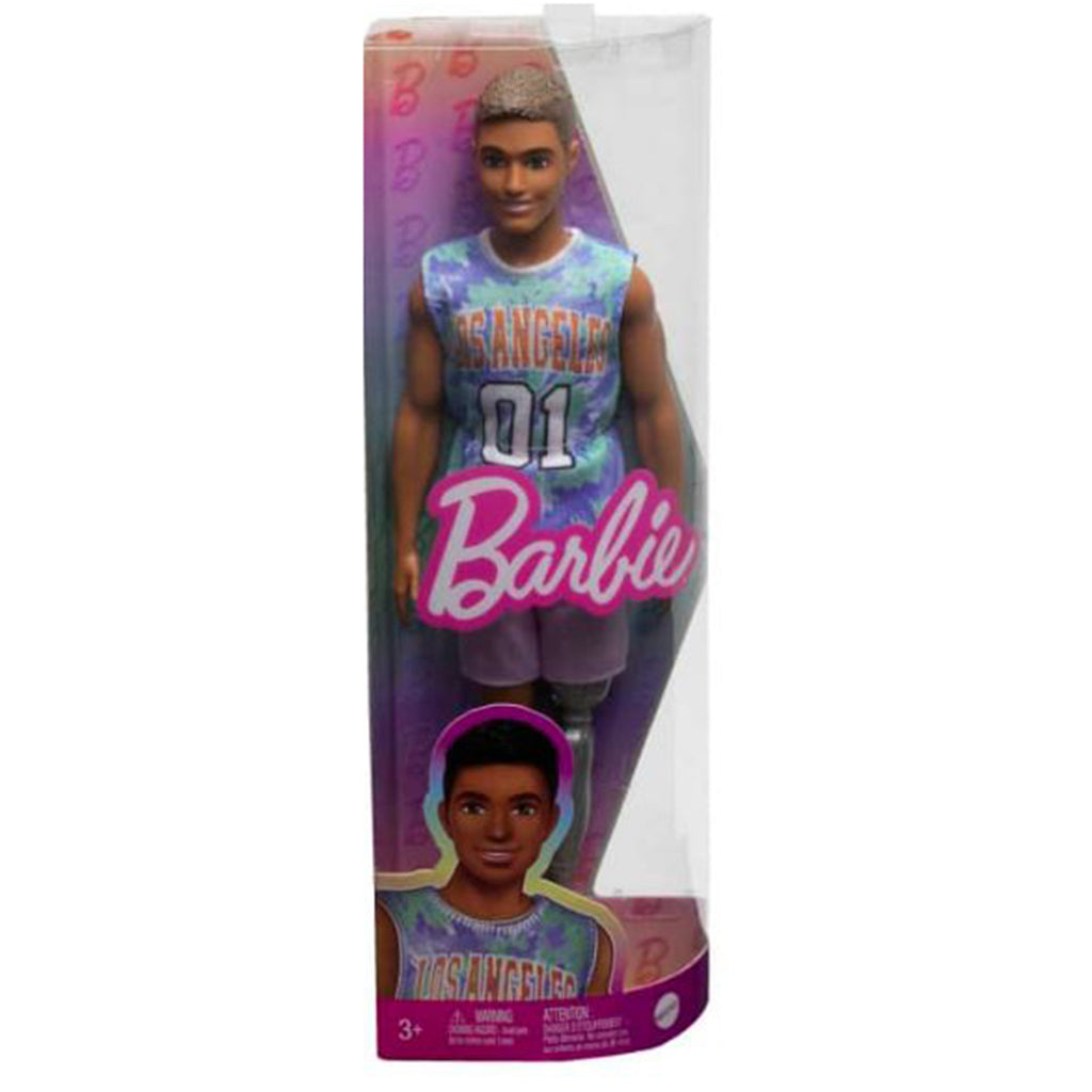 Mattel Barbie Ken Fashionistas Brown Hair Los Angeles Jersey 12 Inch Figure - Radar Toys