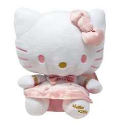 Fiesta Sanrio Hello Kitty White And Pink Dress 9.5 Inch Plush Figure - Radar Toys