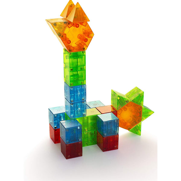 MagnaTiles MagnaQubix 29 Piece Shape Building Set Radar Toys