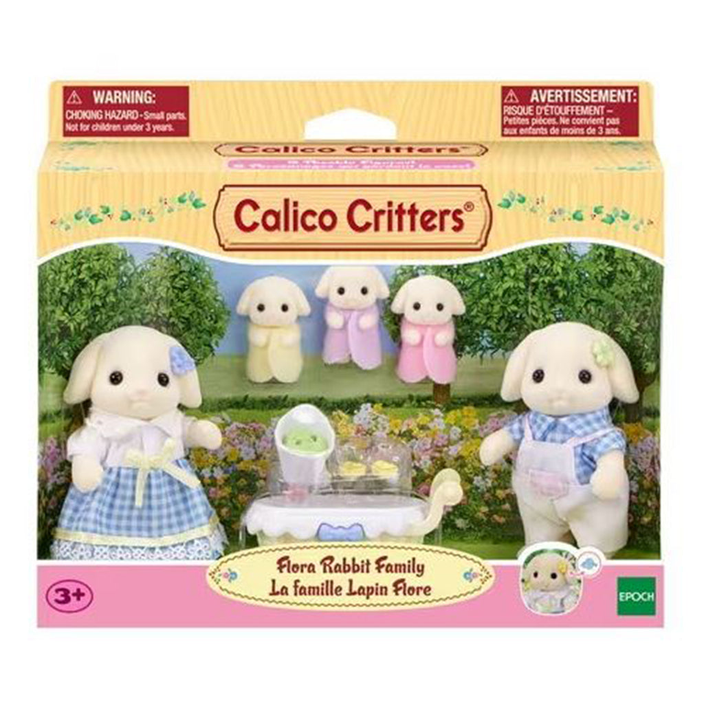 Calico Critters Flora Rabbit Family Figure Set CC2158