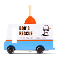Candylab Bob's Plumbing Van Vehicle Die Cast Car U646