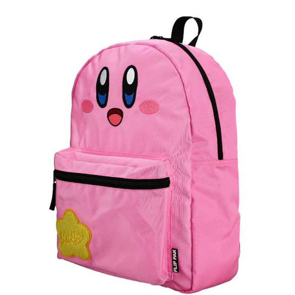 Bioworld Kirby Big Face All Over Print Flip Pak Backpack