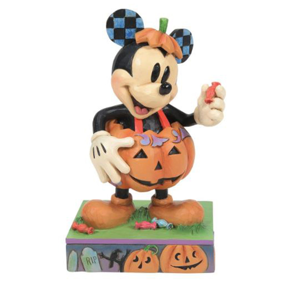 Enesco Disney Traditions Mick-O-Lantern Mickey Pumpkin Costume Figurine - Radar Toys