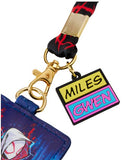 Loungefly Marvel Spiderverse Miles And Gwen Lanyard With Cardholder - Radar Toys