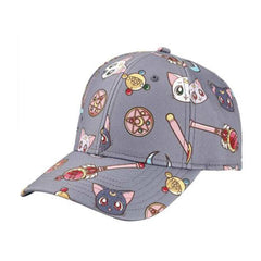 Bioworld Salior Moon Luna Artemis Items Snapback Hat