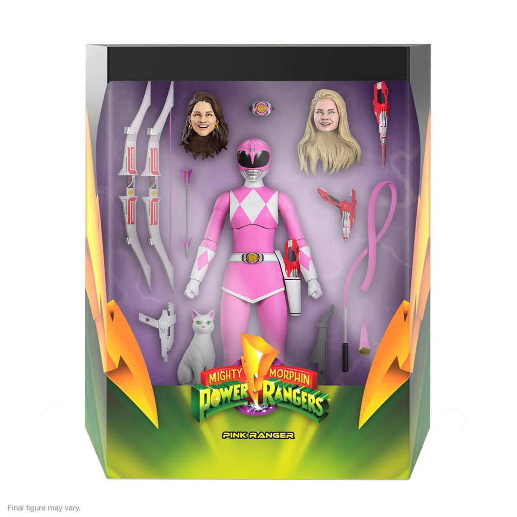 Super7 Power Rangers Ultimates Pink Ranger Action Figure - Radar Toys
