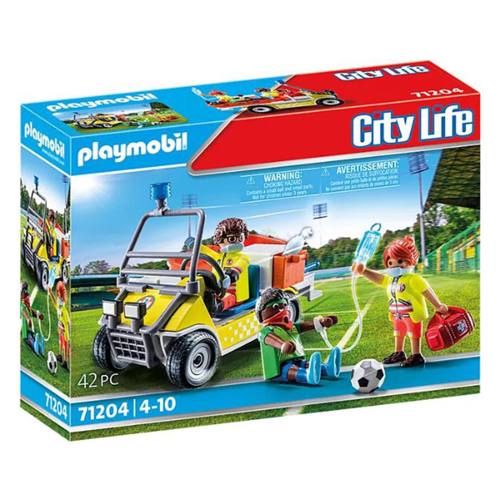 Playmobil City Life Rescue Cart Building Set 71204
