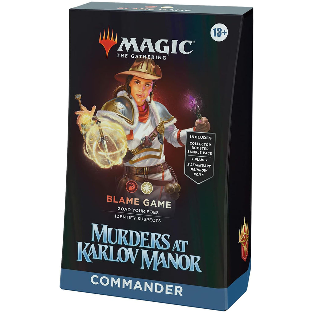 Magic The Gathering Murders At Karlov Manor Blame Game Commander Deck