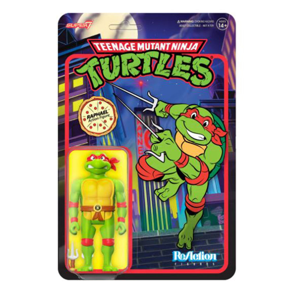 Super7 Teenage Mutant Ninja Turtles Raphael Toon Reaction Figure