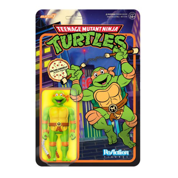 Super7 Teenage Mutant Ninja Turtles Michelangelo Toon Reaction