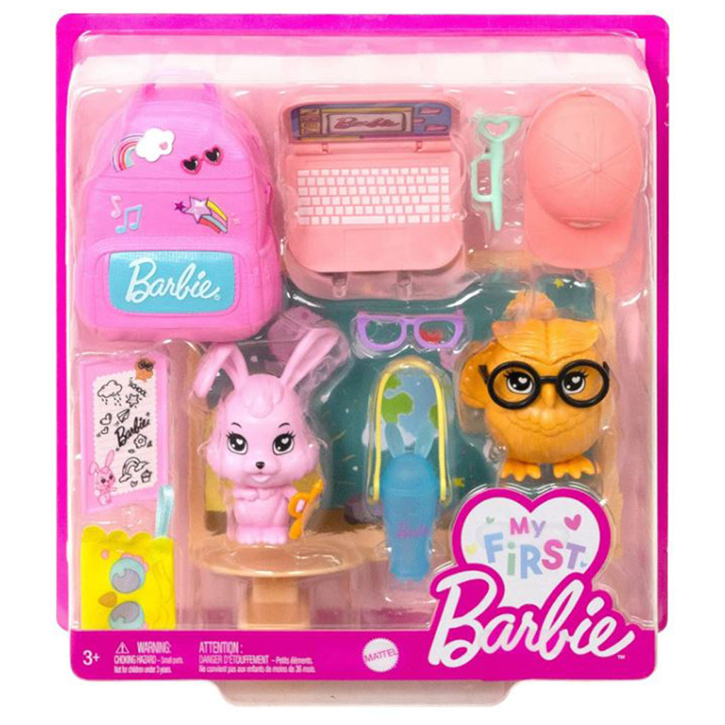 My First Barbie Story Starter School Pack Set