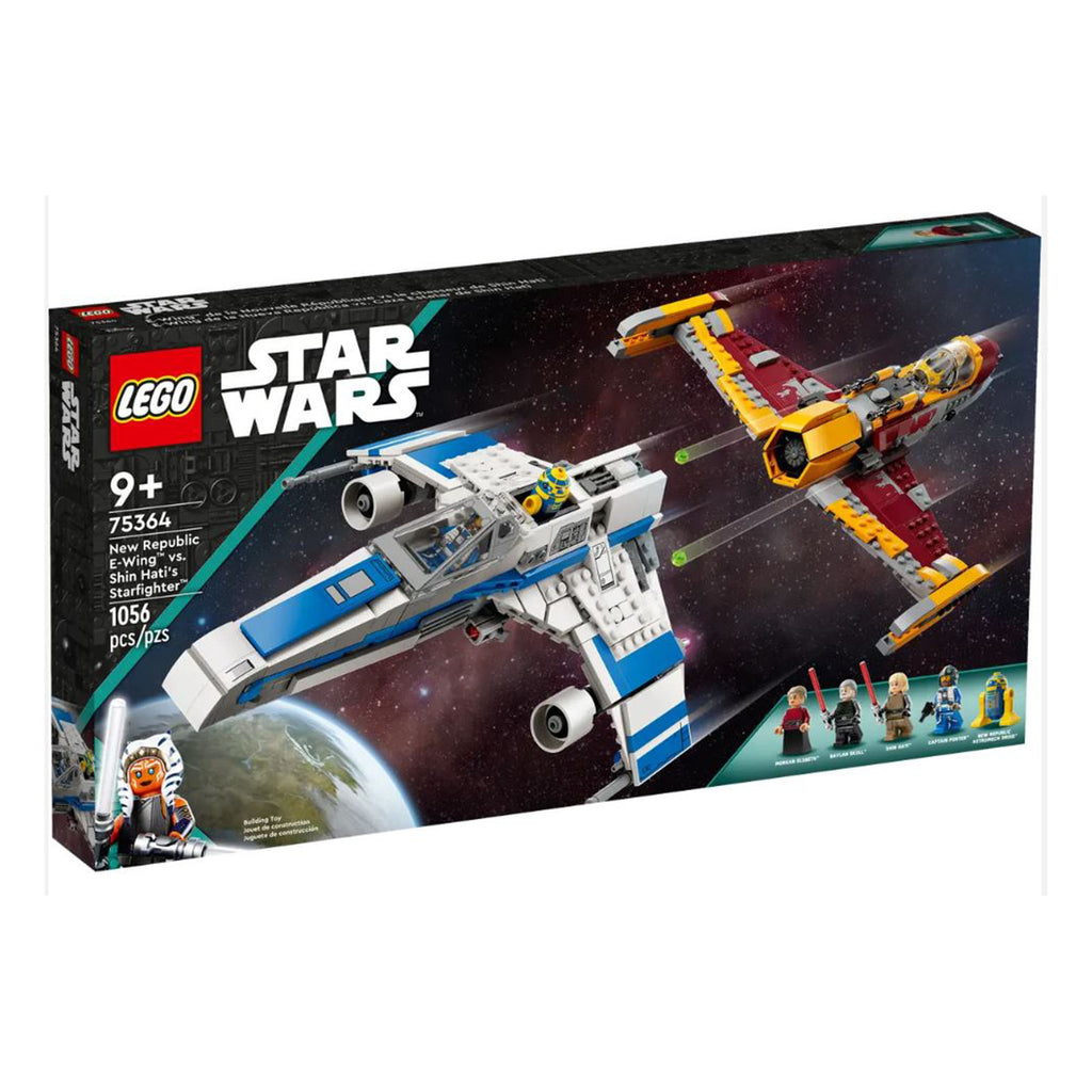 LEGO® Star Wars New Republic E-Wing Verses Shin Hati's Starfighter Building Set 75364